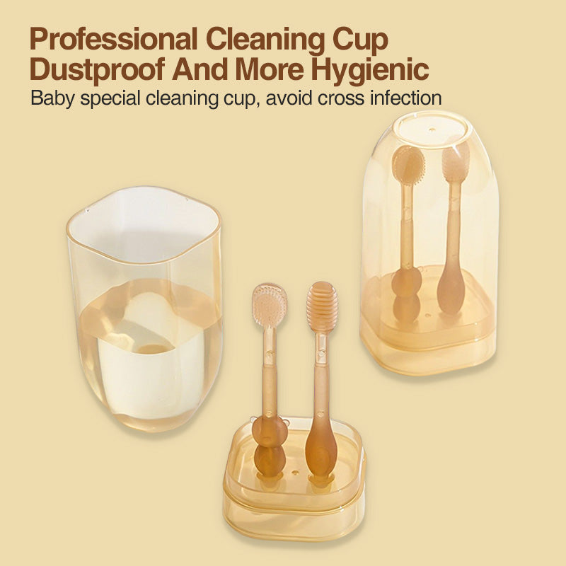 Tacar Scuab Fiacla Silicone do Leanbh